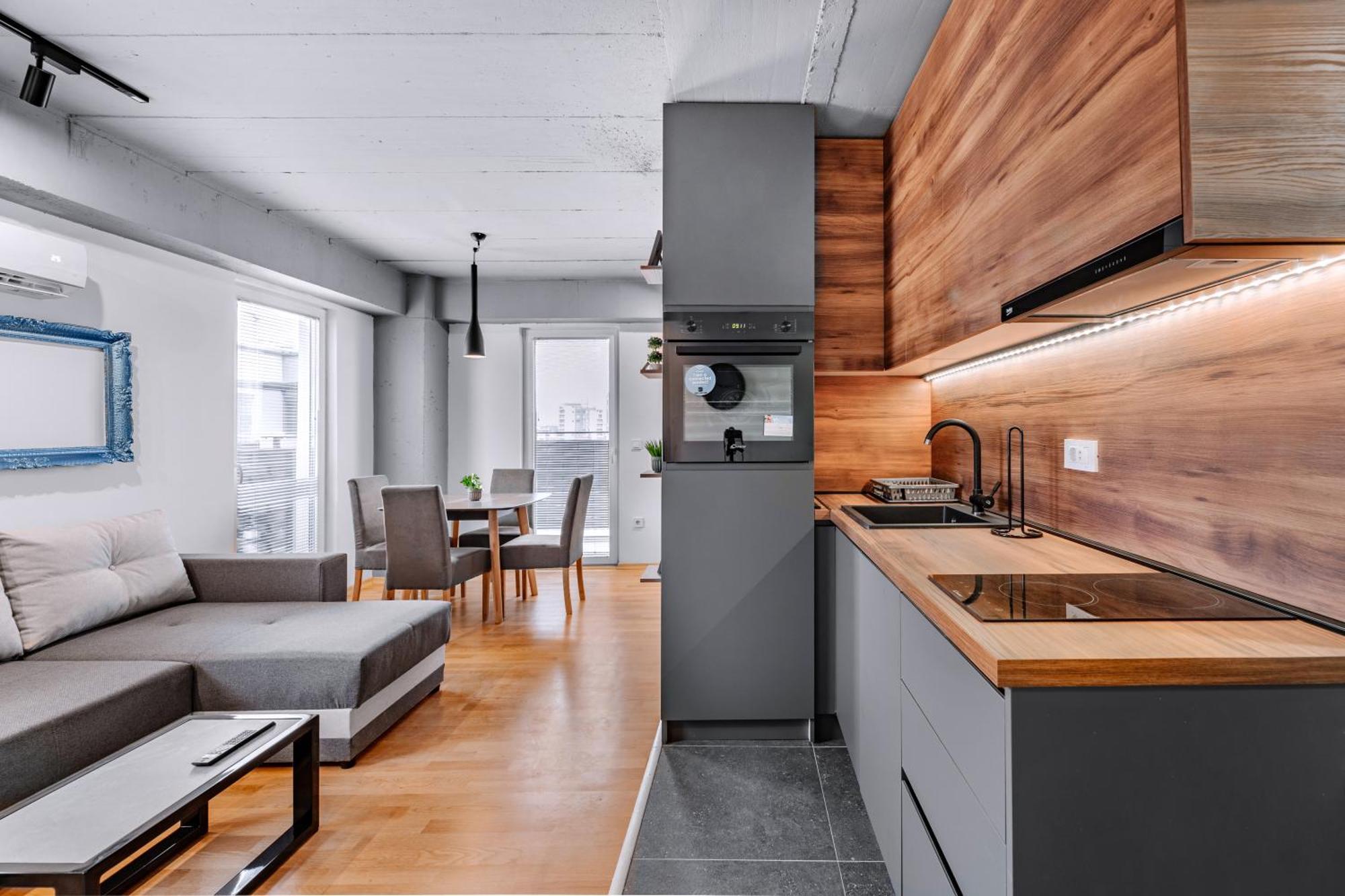 Luxury Apartment Iva VI Skopje Bagian luar foto